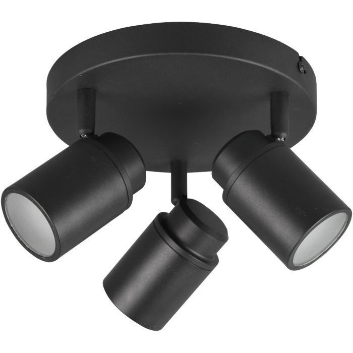Trio Angelo 880430332 mat zwarte badkamer spot