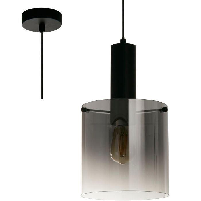 Searchlight Sweden 88910-1BL rookglazen hanglamp