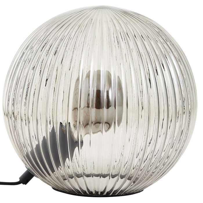 Brilliant Belado 92804/93 geribbeld rookglazen tafellamp