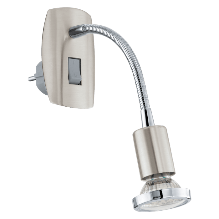 Eglo Mini 4 LED stekkerlamp 92933 chroom