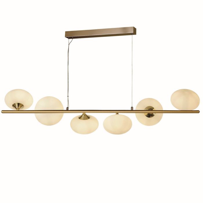 Searchlight Pebble 94041-4GO goudkleurige hanglamp