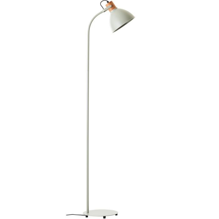Brilliant Erena 94556/63 groene vloerlamp met hout