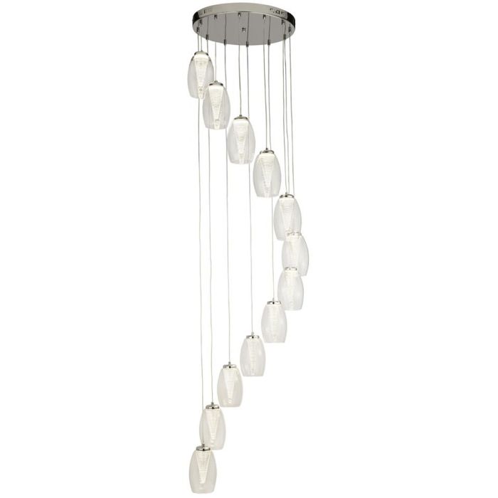 Searchlight Cyclone 97291-12CL chromen hanglamp