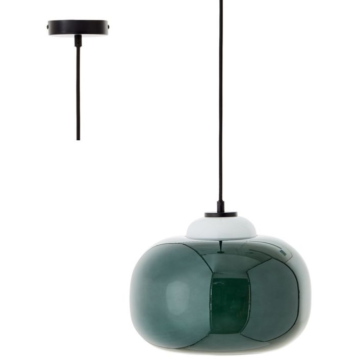 Brilliant Blop 99860/04 groene hanglamp van glas