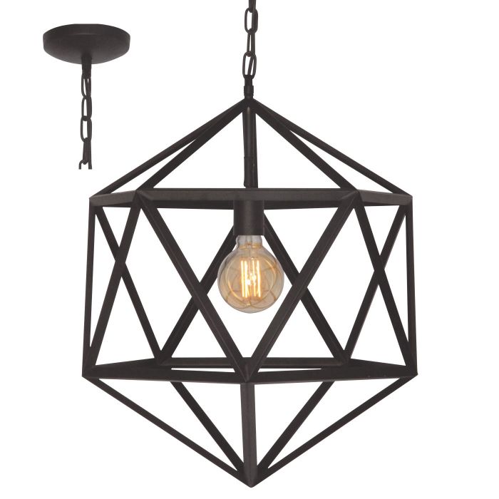 Freelight Cubo H5672Z hanglamp zwart