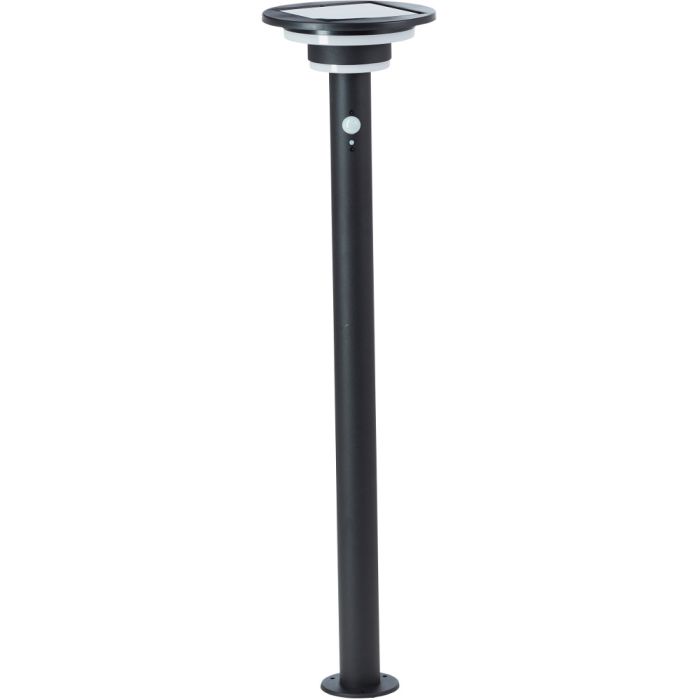 Brilliant Garvina G40407/06 zwarte paallamp met zonnepaneel