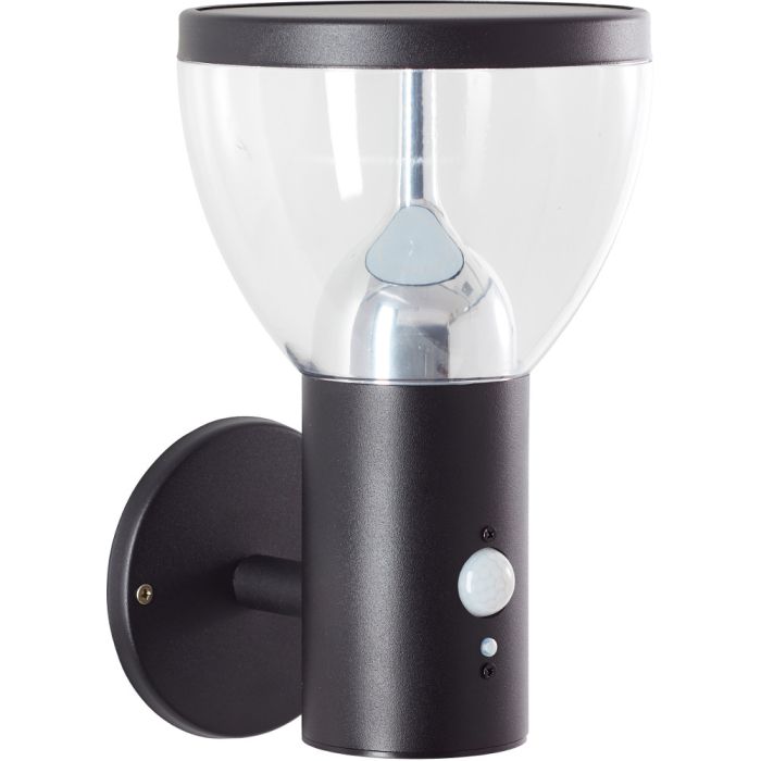 Brilliant Tulip G40410/06 solar wandlamp met bewegingsmelder