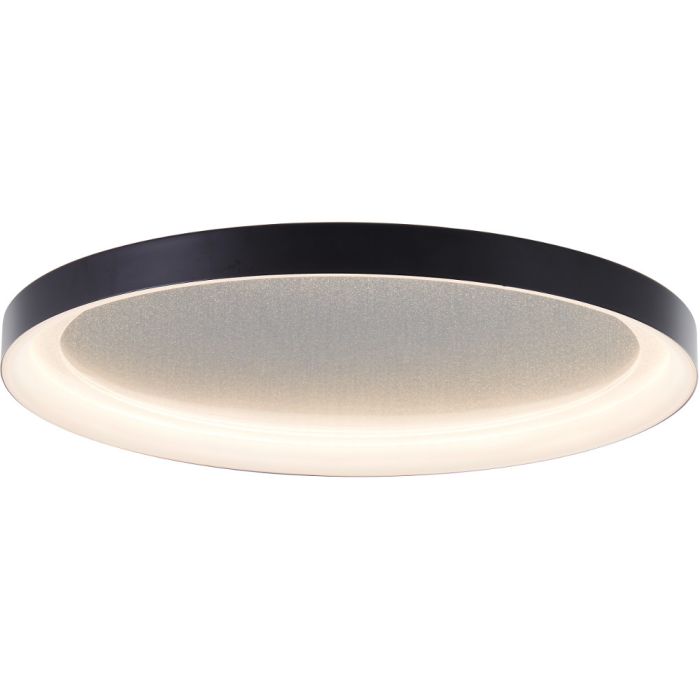 Brilliant Quito G80125/06 zwarte plafonniere met glittereffect