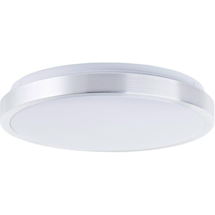 Brilliant Livius G80561A21 staal kleurige plafonniere