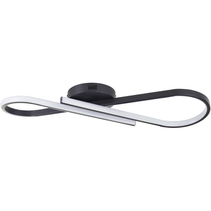Brilliant Hinton G80755/06 zwarte plafondlamp