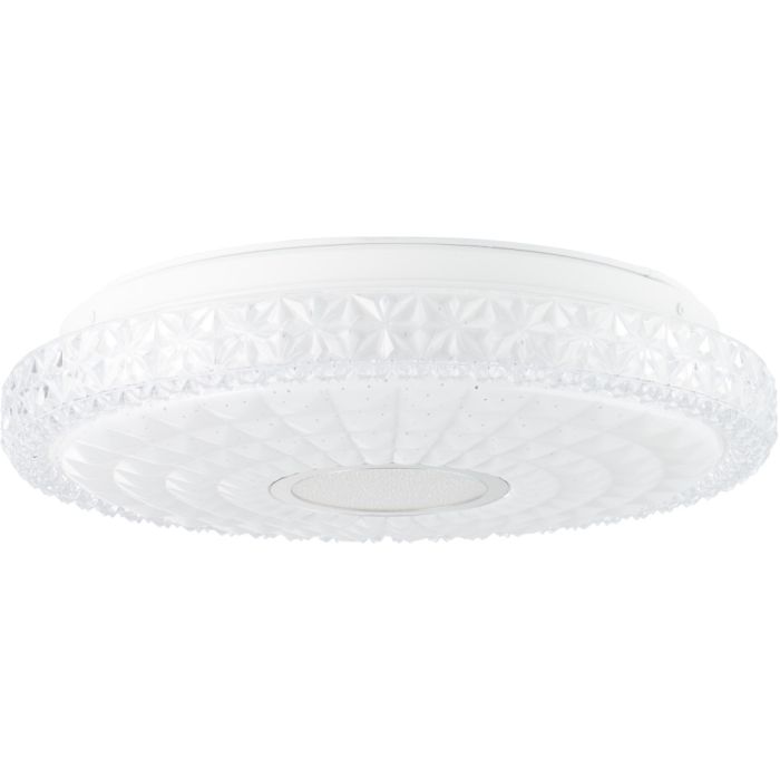 Brilliant Adria G97152/05 kunststof plafonniere met kristallook