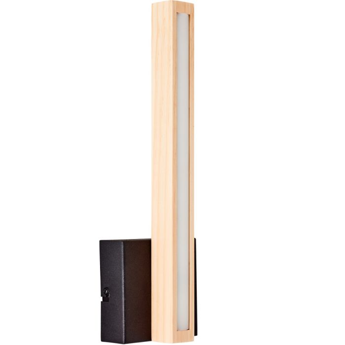 Brilliant Arion G99070/76 houten wandlamp