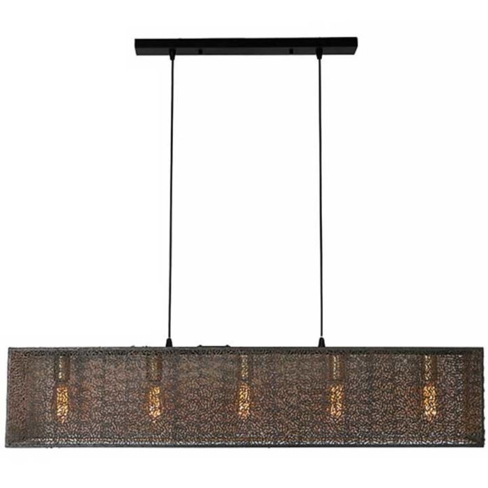 Freelight Avola H0801Z zwart gouden hanglamp