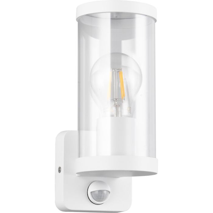 Reality Bonito R21599131 mat witte buitenlamp met bewegingsmelder