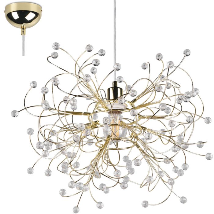 Trio Gloria R31311003 goud kleurige hanglamp
