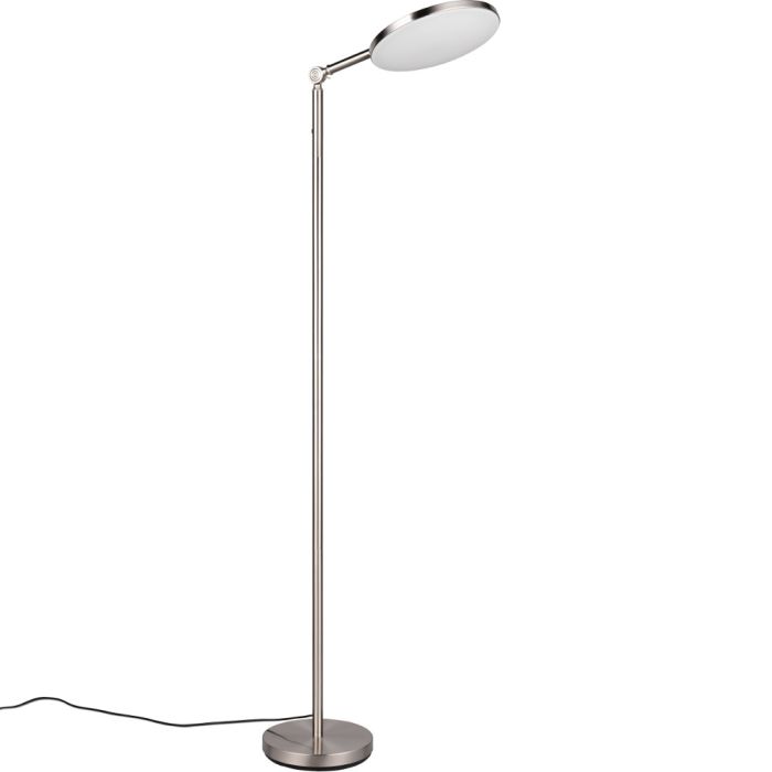 Trio Mondello R47901107 staal kleurige vloerlamp