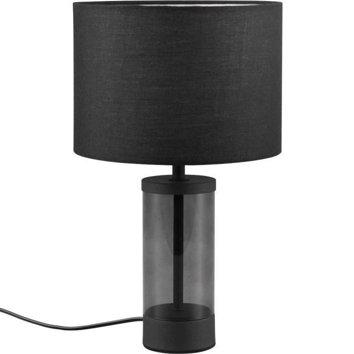 Reality Grazia R51711032 zwarte tafellamp van metaal, glas en textiel