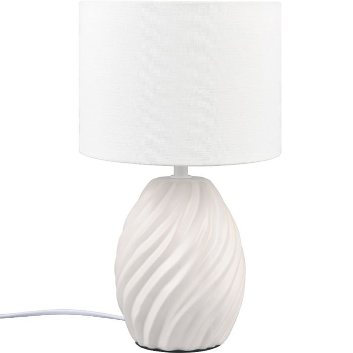 Trio Melva R51771031 witte tafellamp van keramiek