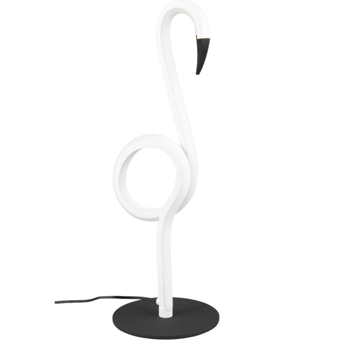 Trio Ingo R54581131 witte tafellamp in de vorm van een flamingo