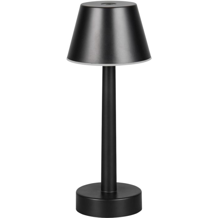 Reality Vidal R54991132 zwart oplaadbaar tafellampje
