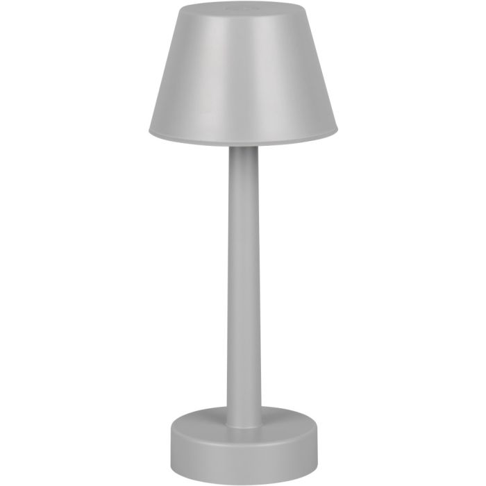 Reality Vidal R54991177 grijs oplaadbaar tafellampje