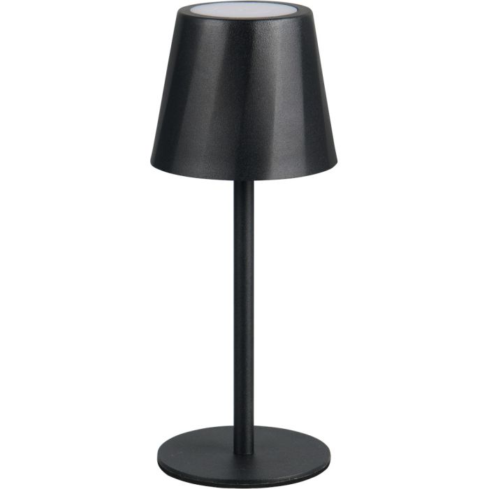 Reality Diaz R55961132 zwarte oplaadbare tafellamp voor buiten