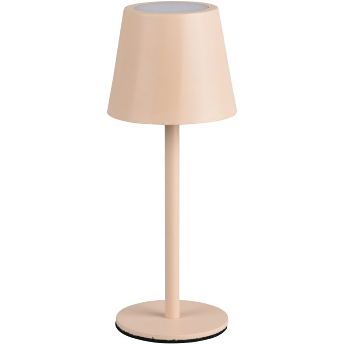 Reality Diaz R55961166 zand kleurige oplaadbare tafellamp voor buiten