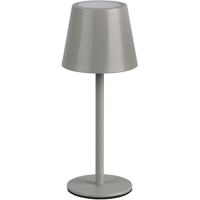 Reality Diaz R55961177 grijze oplaadbare tafellamp voor buiten