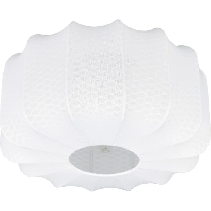 Casalum Madeline R61971901 plafonniere van wit textiel