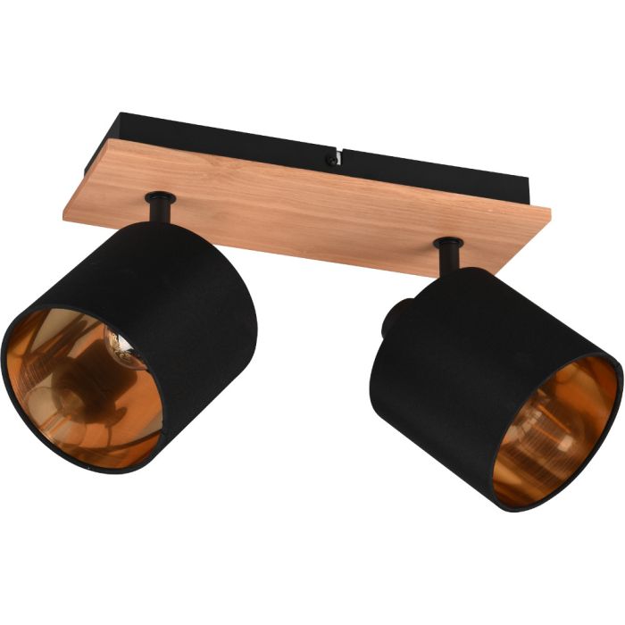 Trio Tommy R81332030 zwart gouden spot