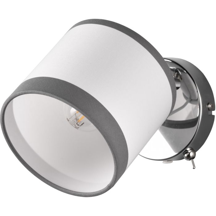 Trio Davos R81551706 wandspot met kapje van textiel