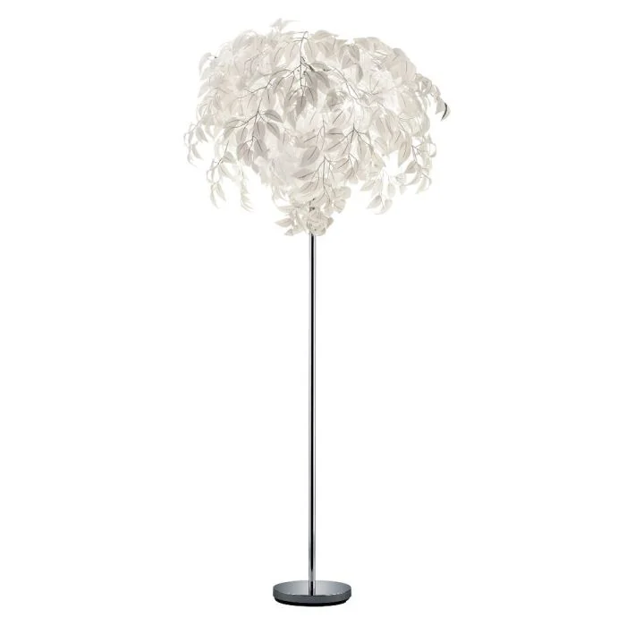 Trio Leavy R40463001 vloerlamp wit