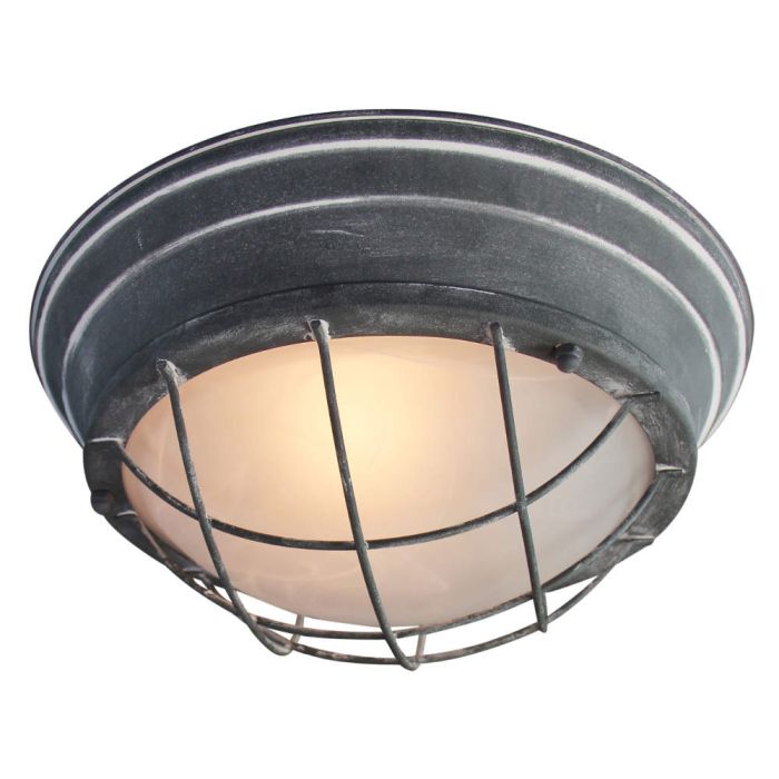 Brilliant Typhoon 94491/70 wand/plafonlamp beton