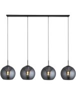 Searchligth Amsterdam 1024-4SM zwarte hanglamp