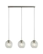 Searchlight Balls 1033-3CL hanglamp met drie helder glazen bollen
