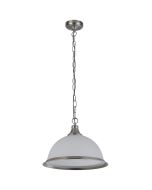 Searchlight American Diner 1044 zilverkleurige hanglamp