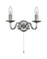 Searchlight Richmond 1502-2SS mat stalen wandlamp