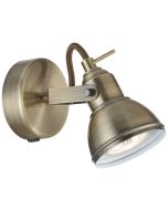 Searchlight Focus 1541AB antiek brons kleurige wandspot