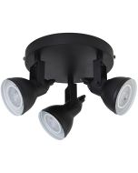 Searchlight Focus 1543BK zwarte plafondspots