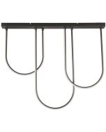 Searchlight Chime 23325BK grote zwarte plafondlamp