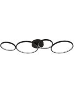 Plafondlamp Cirque zwart 98cm