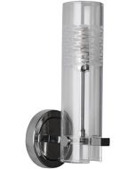 Searchlight Scope 27981CC badkamer wandlamp met geëtst glas