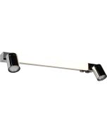 Trio Enrico 281470306 chromen spiegellamp met twee spots