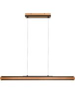 Trio Deacon 326610232 hout met zwarte hanglamp