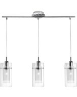 Searchlight Duo 3303-3CC dubbel glazen hanglamp