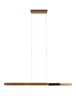 Trio Helios 343310365 koffie kleurige verlengbare hanglamp