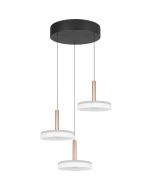 Trio Celeste 354930365 koffiebruine hanglamp
