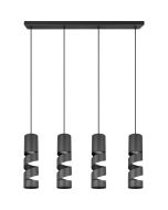 Trio Stream 364000432 zwarte hanglamp
