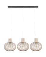 Trio Gila 365700366 zand kleurige hanglamp