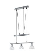 Trio Levisto 371010307 staal kleurige hanglamp